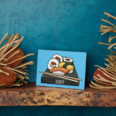 Sushi-Cartoon-Abbildung Fotoplatte (Seite)