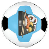 Sushi-Cartoon-Abbildung Fußball (Gedreht)