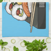 Sushi-Cartoon-Abbildung Geschirrtuch (Gefaltet)