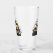 Sushi-Cartoon-Abbildung Glas (Rechts)