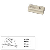 Sushi-Cartoon-Abbildung Gummistempel (Stempel)