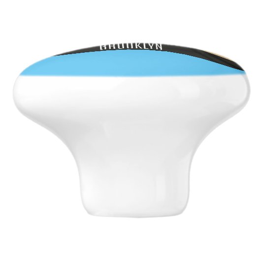 Sushi-Cartoon-Abbildung Keramikknauf (Seitenansicht)