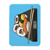 Sushi-Cartoon-Abbildung Magnet (Vertikal)
