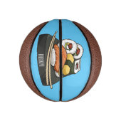 Sushi-Cartoon-Abbildung Mini Basketball (Vertikal)