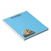 Sushi-Cartoon-Abbildung Notizblock (angewinkelt)