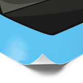 Sushi-Cartoon-Abbildung Poster (Ecke)