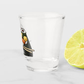 Sushi-Cartoon-Abbildung Schnapsglas (Rechts)