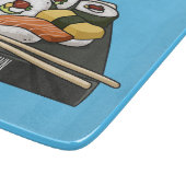 Sushi-Cartoon-Abbildung Schneidebrett (Ecke)