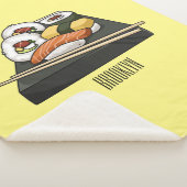 Sushi-Cartoon-Abbildung Sherpadecke (3/4)