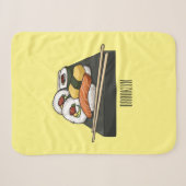 Sushi-Cartoon-Abbildung Sherpadecke (Vorderseite (Horizontal))