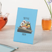 Sushi-Cartoon-Abbildung Sockelschild (In SItu)