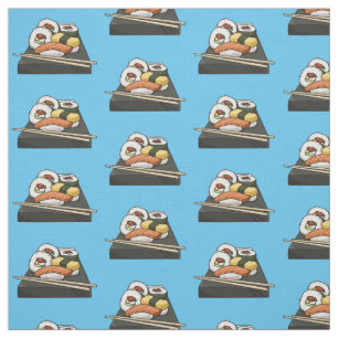 Sushi-Cartoon-Abbildung Stoff