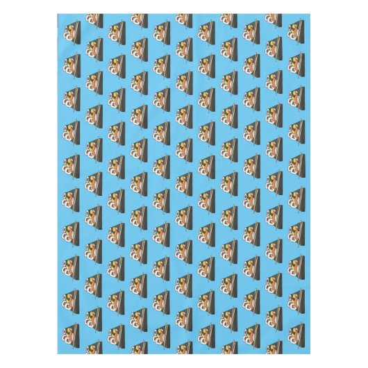 Sushi-Cartoon-Abbildung Tischdecke (Vorderseite)