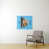 Sushi-Cartoon-Abbildung Wandteppich (Beispiel (Horizontal))