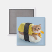 Sushi Cat-6 Magnet (Vorderseite/Rückseite)