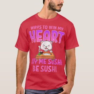 Sushi Cat Anime Merch Manga Cosplay japanisches Es T-Shirt