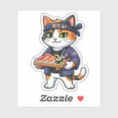 Sushi Cat Aufkleber (Blatt)