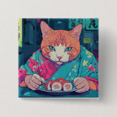 SUSHI CAT BUTTON (Vorderseite)