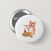 Sushi Cat Button (Vorne & Hinten)