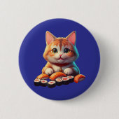 Sushi Cat Button (Vorderseite)