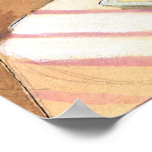 Sushi Cat Dessert First Poster (Ecke)