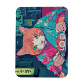 SUSHI CAT FUNNY LARGE MAGNET (Vertikal)