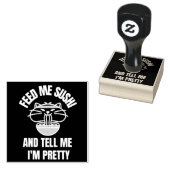 SUSHI CAT FÜTTERTE MIR ZU SAGEN, ICH BIN HÜBSCHE R GUMMISTEMPEL (Stempel)