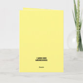 SUSHI CAT Geburtstagskarte Funny Karte (Rückseite)