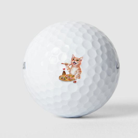 Sushi Cat Golfball (Vorderseite)
