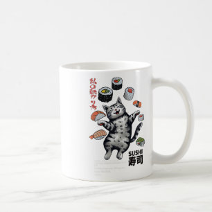 Sushi Cat Harajuku Tokyo Japan Cat Caf Kaffeetasse