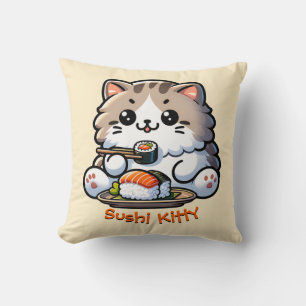 Sushi Cat Kissen