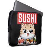 Sushi Cat Laptopschutzhülle (Vorne Rechts)