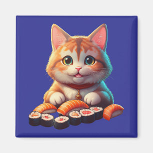 Sushi Cat Magnet