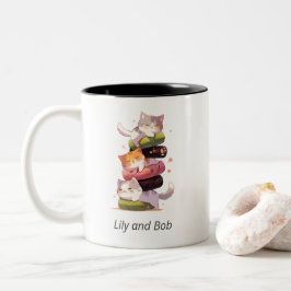 Sushi Cat Miaw | Japanischer Anime Zweifarbige Tasse