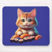 Sushi Cat Mousepad (Vorne)