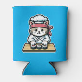 Sushi Cat - Niedliche und lustige Katze Pinakothek Dosenkühler (Vorderseite)