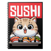 Sushi Cat Notizblock (Vorderseite)