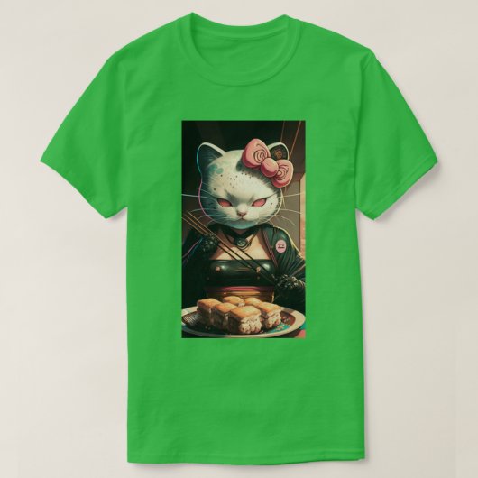 Sushi Cat T-Shirt (Design vorne)