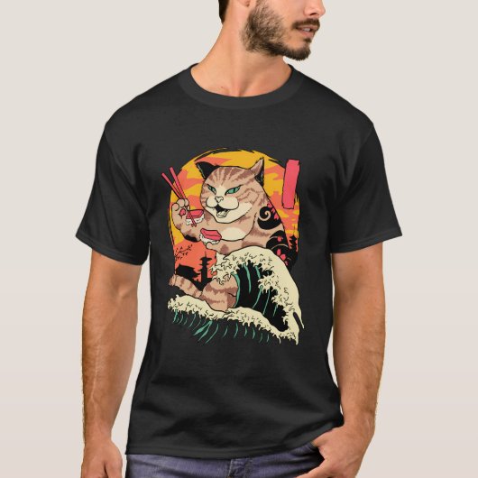 Sushi Cat T-Shirt (Vorderseite)