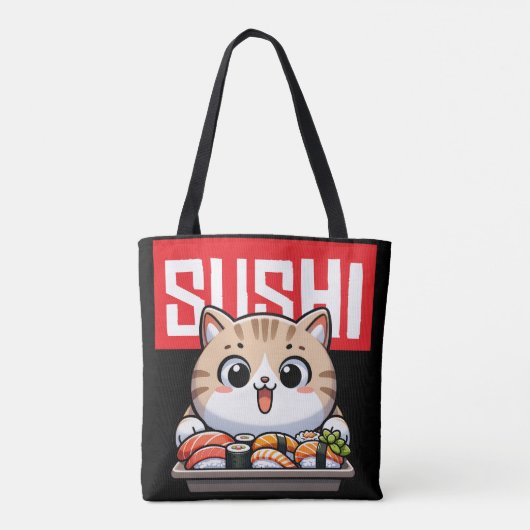 Sushi Cat Tasche (Rückseite)