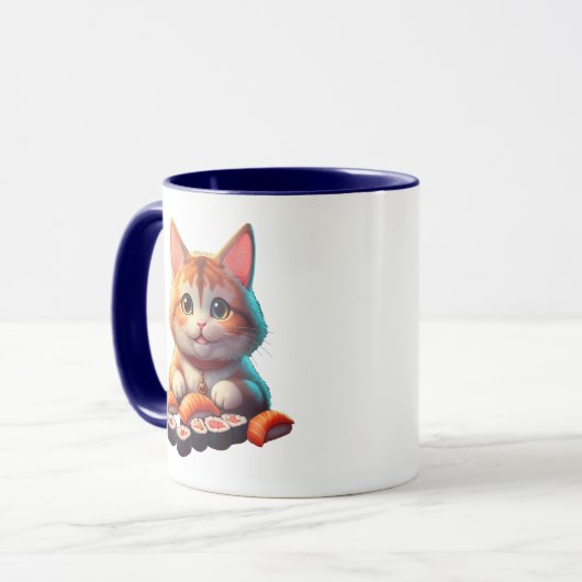 Sushi Cat Tasse (Vorderseite Links)