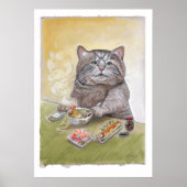 Sushi Cat Tempura Udon Poster (Vorne)