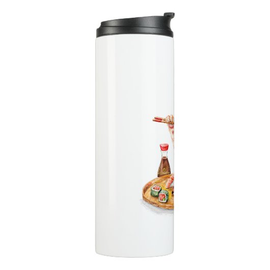 Sushi Cat Thermosbecher (Nach links gedreht)