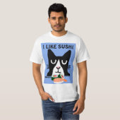SUSHI CAT, TUXEDO Panda Kitty T - Shirt (Vorne ganz)