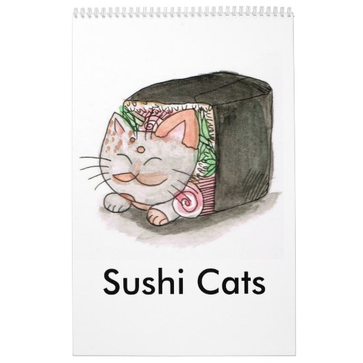 Sushi Cats Calendar Kalender (Titelbild)