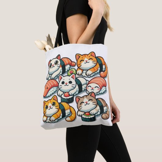 Sushi Cats Design für eine einzigartige Tote-Tasch Tasche (Von Nahem)