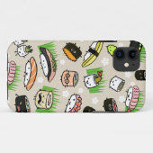 Sushi-Charakter-Muster Case-Mate iPhone Hülle (Rückseite (Horizontal))
