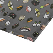 Sushi-Charakter-Muster Schneidebrett (Ecke)