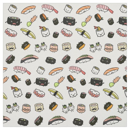 Sushi-Charakter-Muster Stoff (Muster)