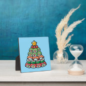 Sushi Christmas Tree - Funny Holiday Feinschmecker Fotoplatte (InSitu)